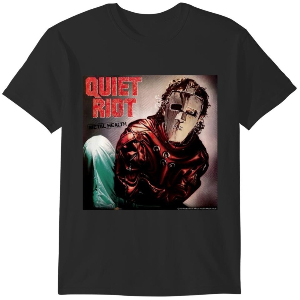 Quiet Riot Album Metal Health Mask Adult T-Shirt